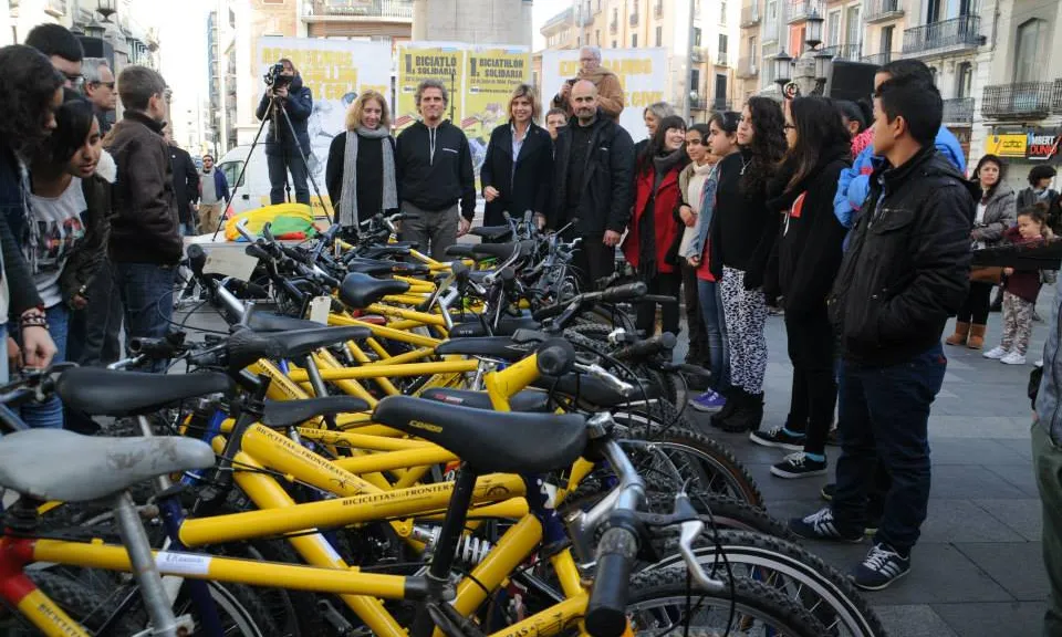 Lliurement de bicicldetes i presentació de la Biciatló