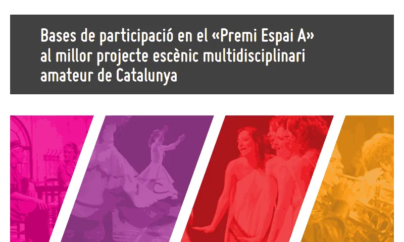 I Premi Espai A al millor projecte escènic multidisciplinari amateur de Cataluny