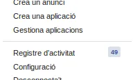 Si aneu a anunci, podreu programar les publicacions promocionades. 