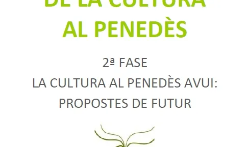 Imatge de la portada del Llibre Blanc de la Cultura al Penedès