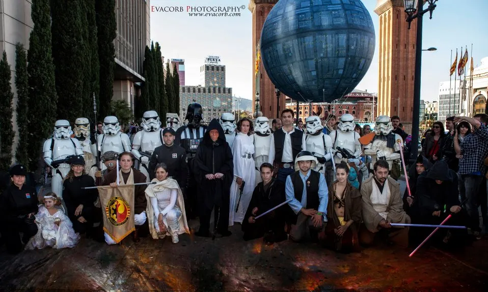 Membres de l'associació Star Wars Catalunya.