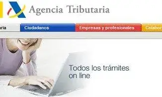 Imatge web Agència Tributària