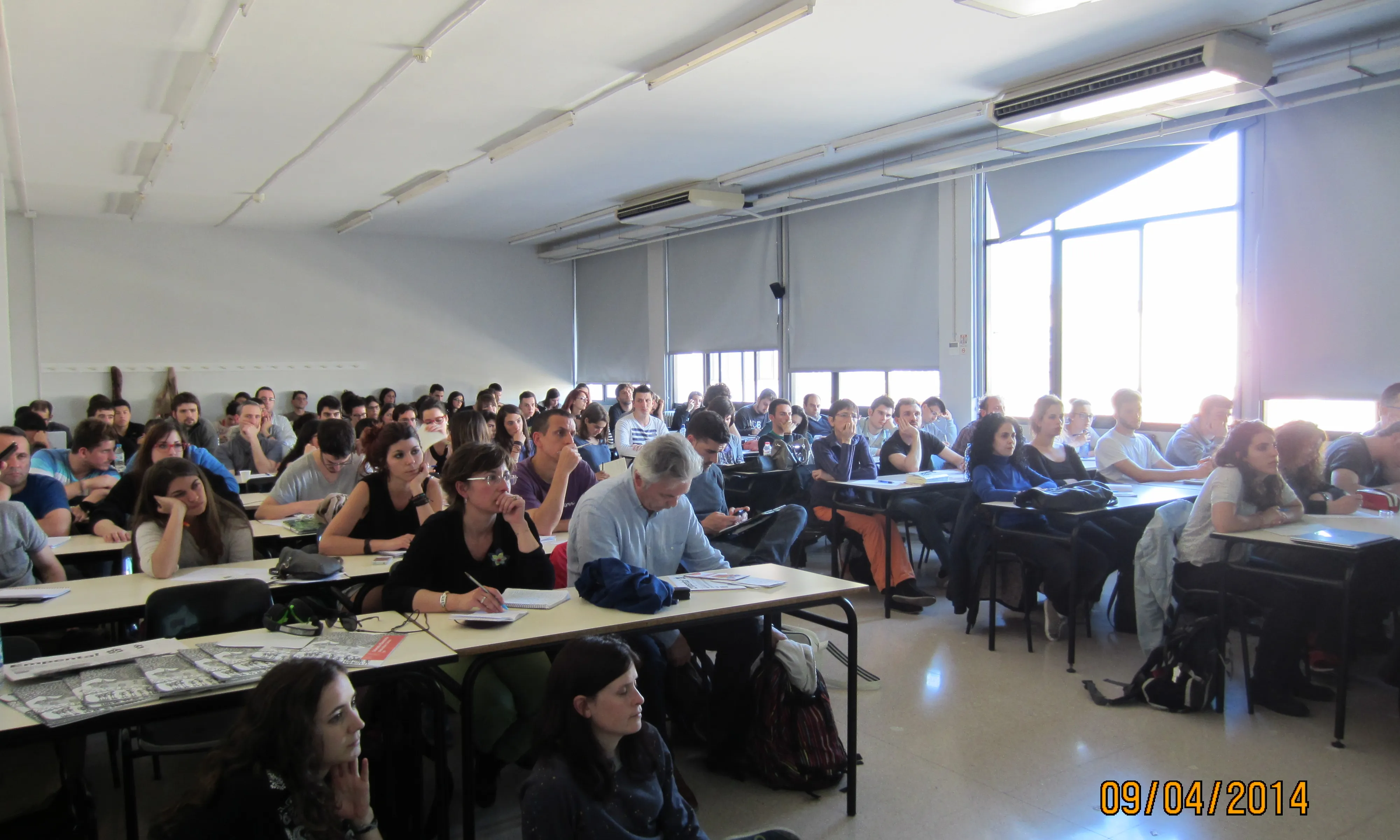 Aula plena a una de les sessions (Font: FAS)