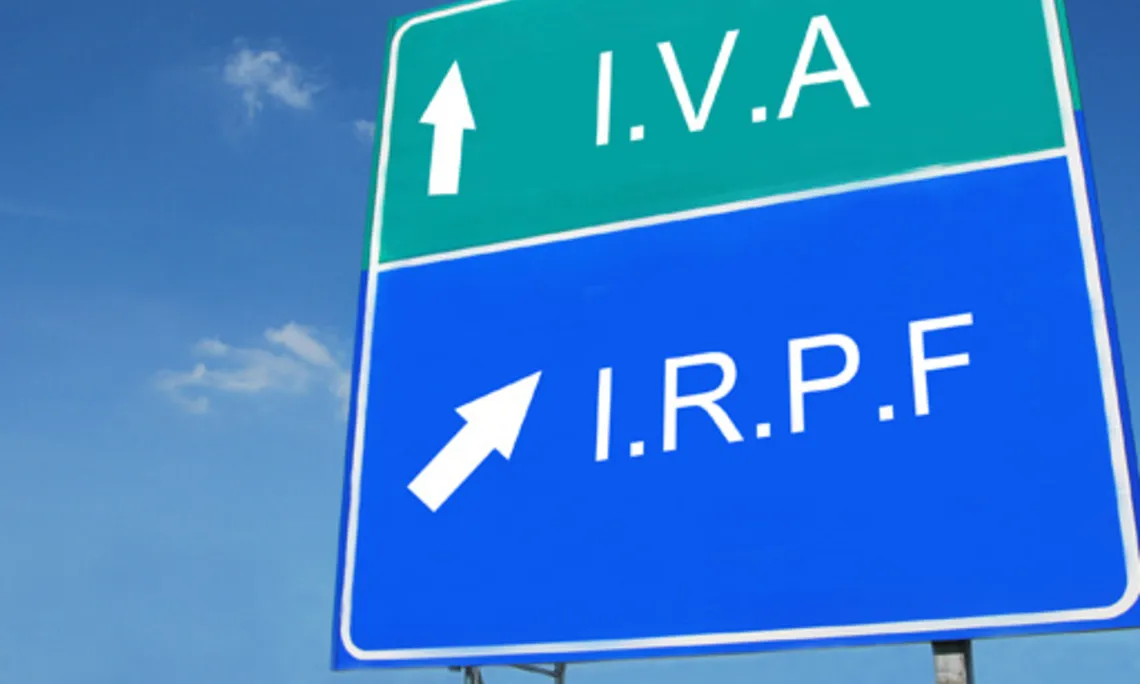 Imatge cartell IVA-IRPF