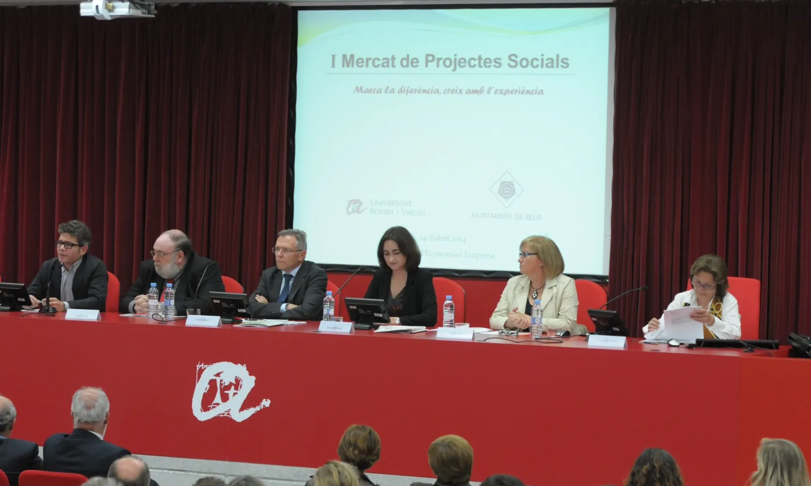 Inauguració del I Mercat de Projectes Socials (Font: URV)