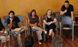 Imatge d'un taller en  una associació