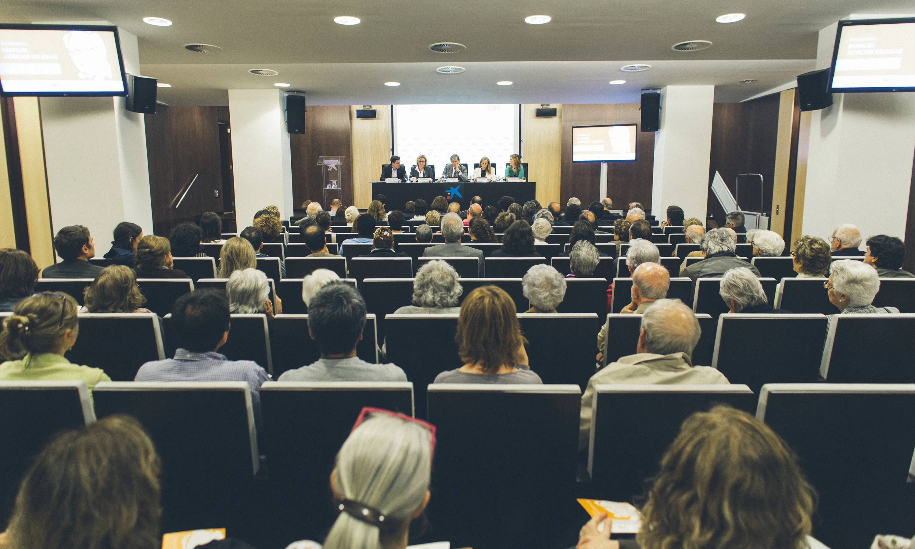Imatge de l'acte celebrat al Palau Macaya de Barcelona.
