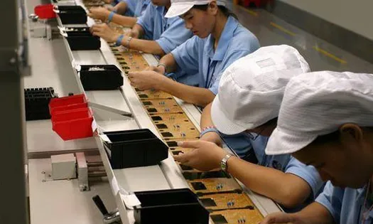 Drets laborals. Imatge de la plana web d'Electronics Watch