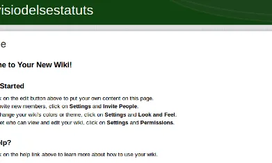 Editar la wiki també és força senzill