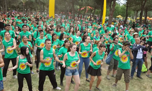 Flasmob Festa Esplai 2014. Font: web Fundesplai 