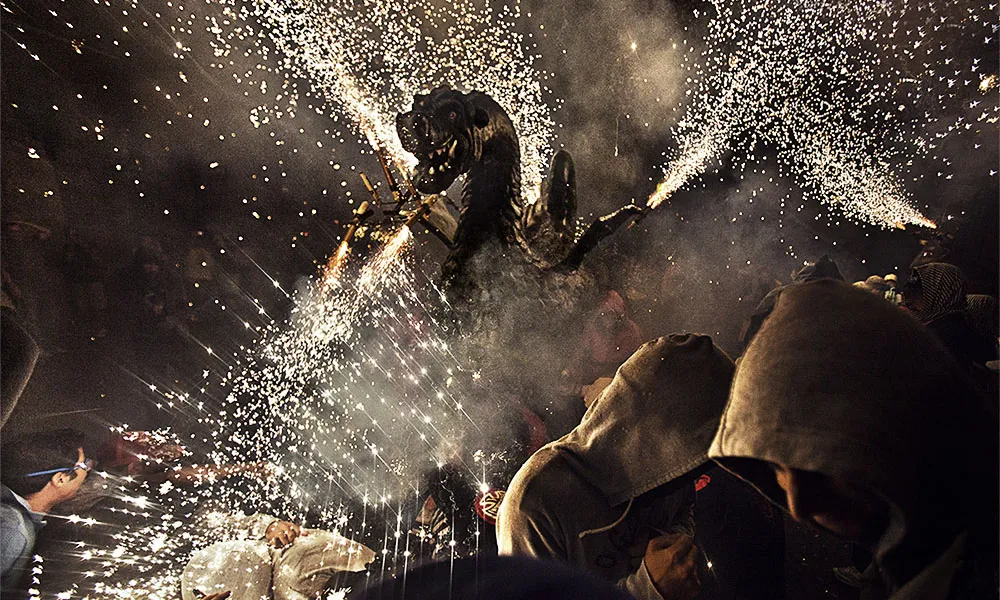 Correfoc amb motiu de les festes de la Mercè