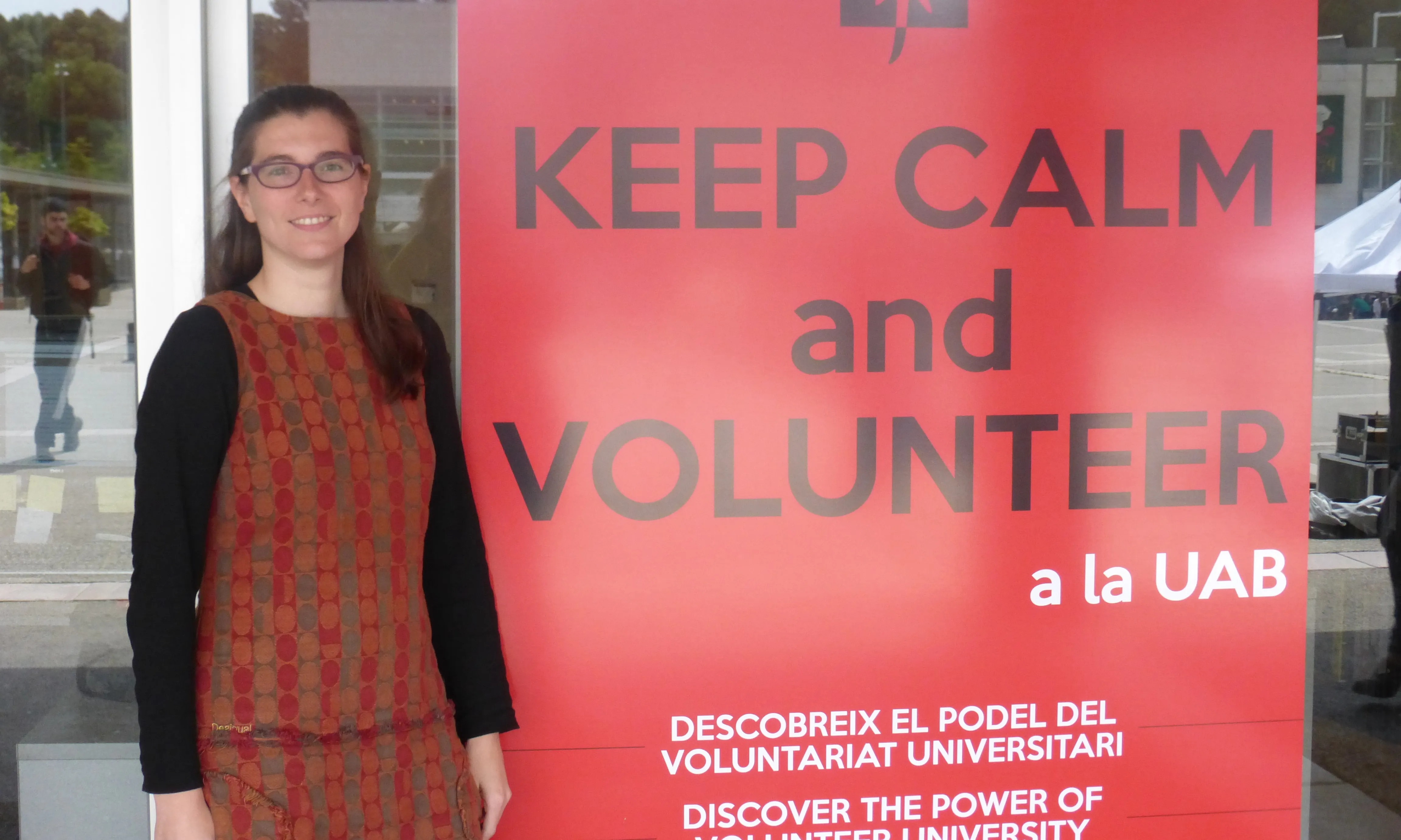 Sara Martínez, responsable tècnica de l'Àrea de Voluntariat de la FAS