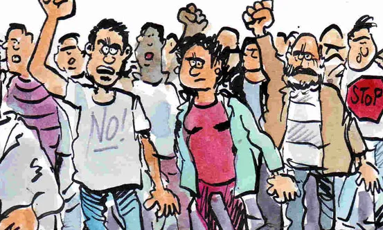 Dibuix d'una vaga. Font: Blog Víctor Grande