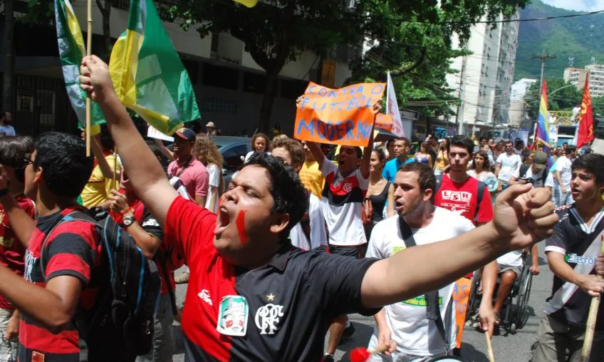 Protestes contra el Mundial.