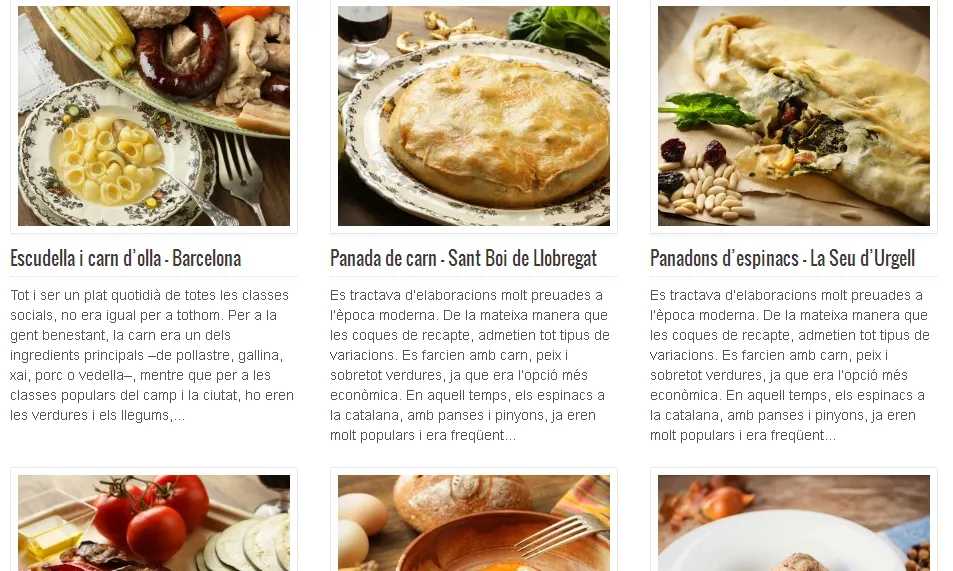 Imatge del portal web de Cuina 1714