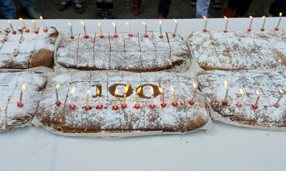 El pastís d'aniversari de l'Escola de Bosc de Montjuïc