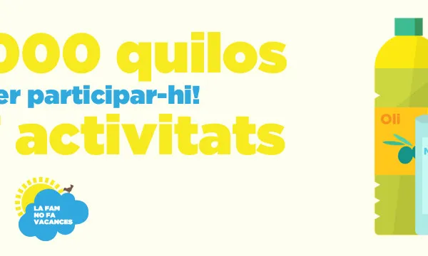 La Fam no fa vacances recapta 310 mil quilos d'aliments.
