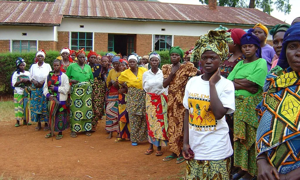 Reunió de víctimes de la violència sexual a la RDC. Font: wikimedia