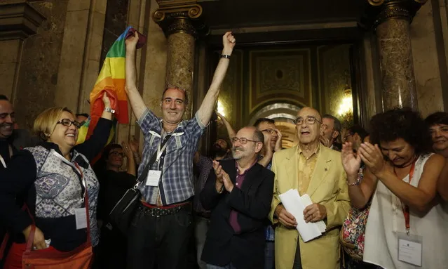 Membres del col·lectiu LGTB. Font: El Períodico
