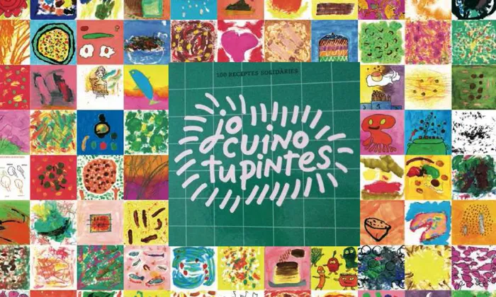 Segona edició del llibre de la col·lecció solidària “Jo cuino, tu pintes”