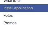 Després heu de seleccionar "Instalar aplicación"