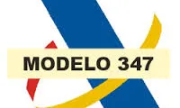 Logotip Agència Tributària i model 347