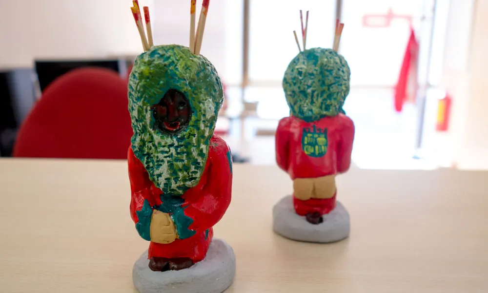 La figureta del Ple caganer de la Patum