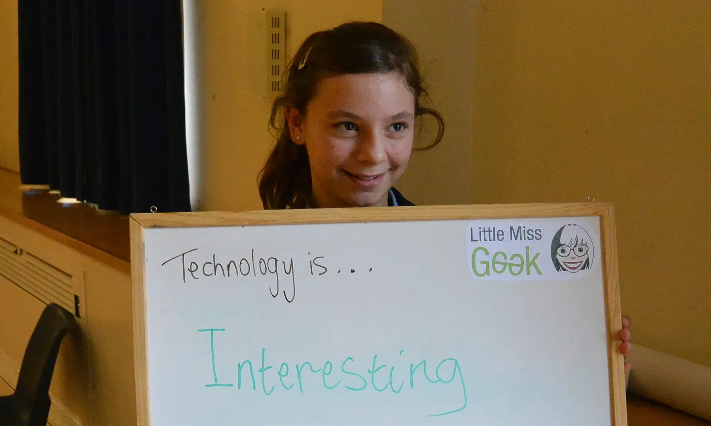 Foto de la campanya Little Miss Geek. Font: LadyGeekTV (Flickr)