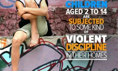 Un dels cartells de la campanya #EndViolence. Font: UNICEF