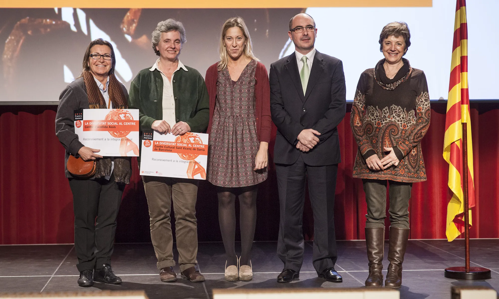 Centre de Sarrià i Centre d'Acollida Assís, amb el Reconeixement a la Integració Social