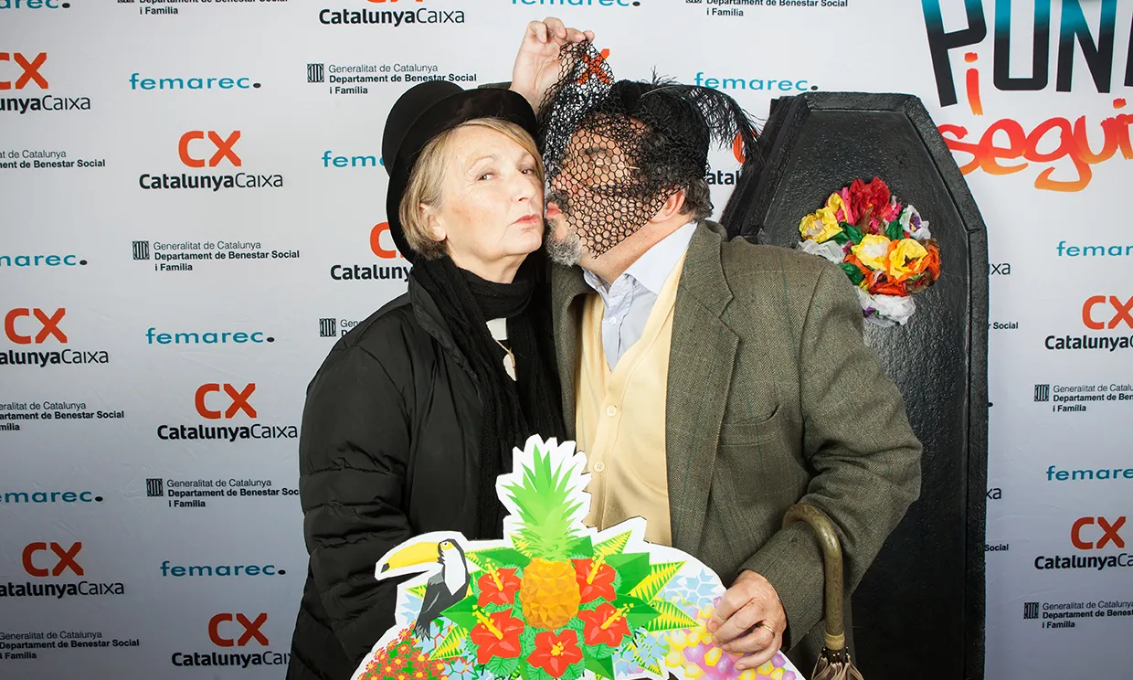Mont Plans i Xavier Serrat, actors i ambaixadors de Femarec.