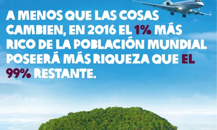 Oxfam denuncia en un informe que la desigualtat creix al món