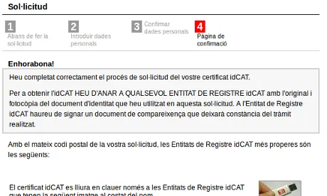 Aquesta pantalla ens indica que el procés ja ha acabat