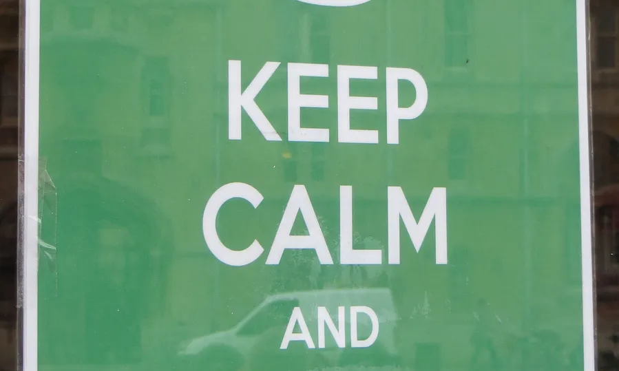 Keep calm and volunteer here font: flickr.com