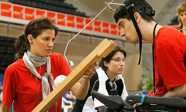 Imatge del Campionat d'Espanya de Boccia del 2009. Font: jbarcena (Flickr)