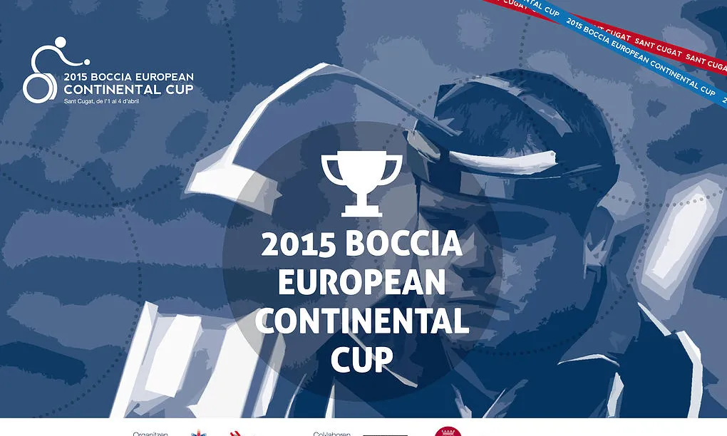Cartell de la Boccia European Continental Cup 2015 que es realitzarà a Sant Cugat