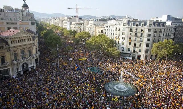 Manifestació. Font: blog d'Òscar Mateos
