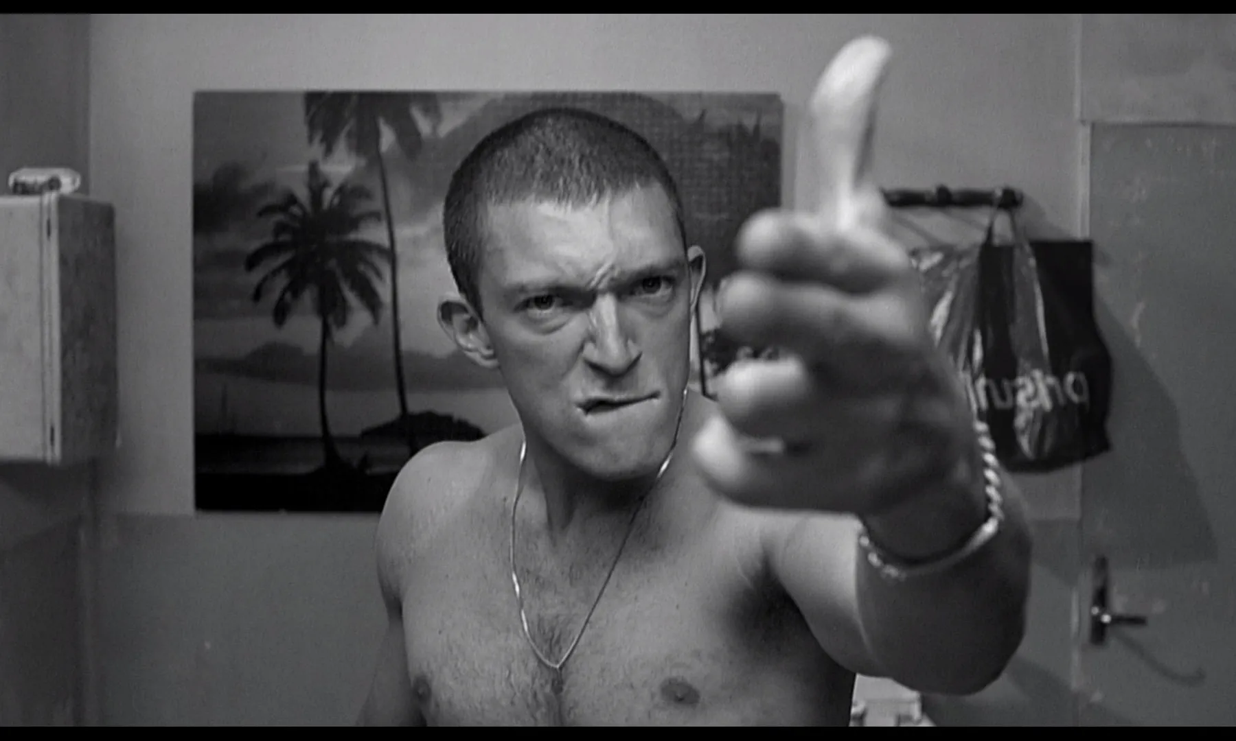 Fotograma de "La Haine" (1995), Mathieu Kassovitz.