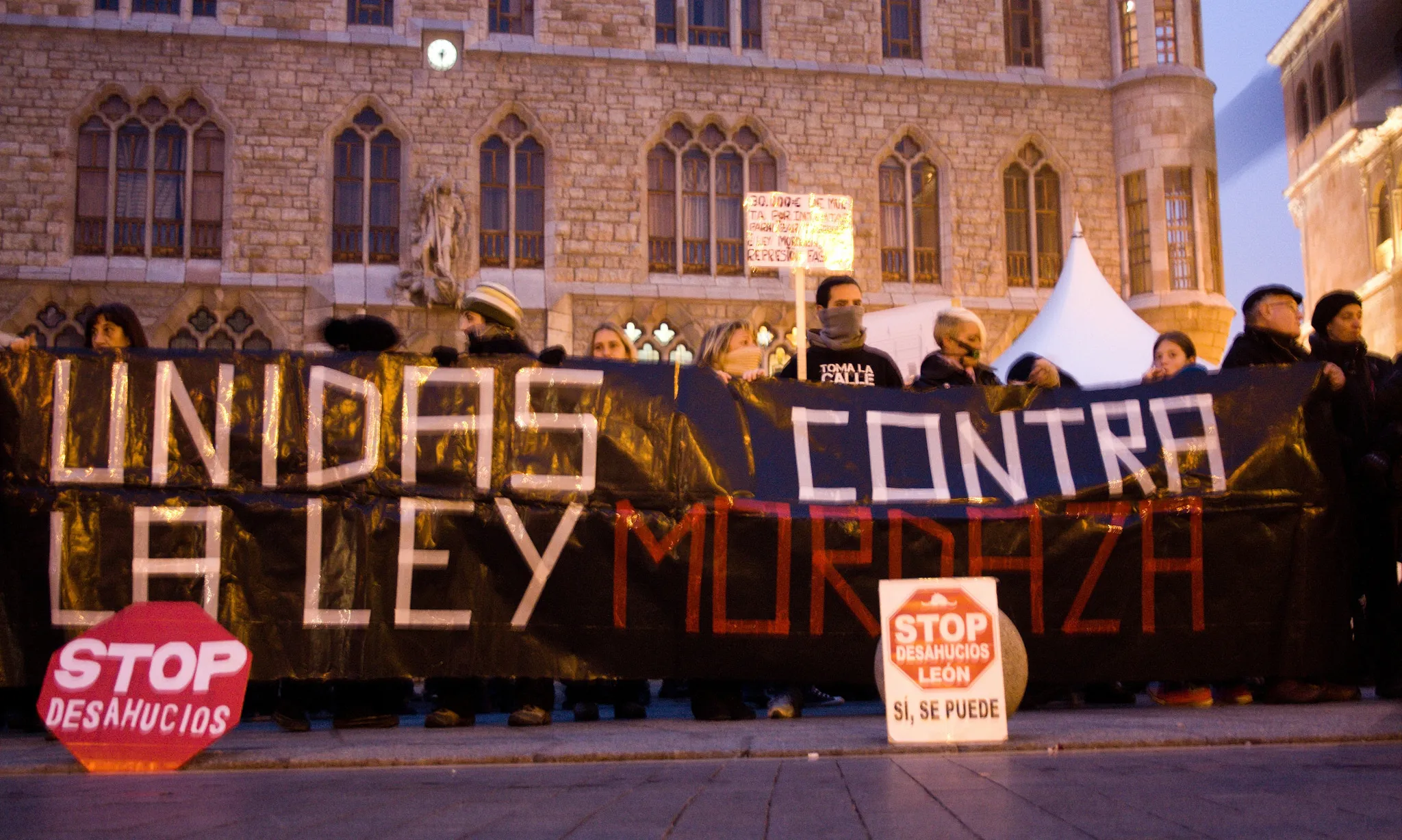 Protesta contra la legislació 