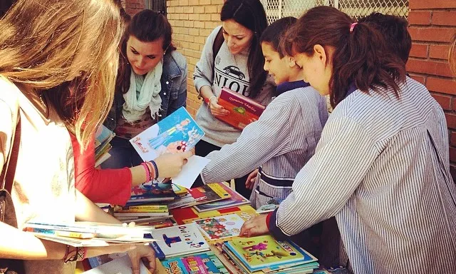 Un punt de recollida de Recicla Cultura. Font: Servei Solidari