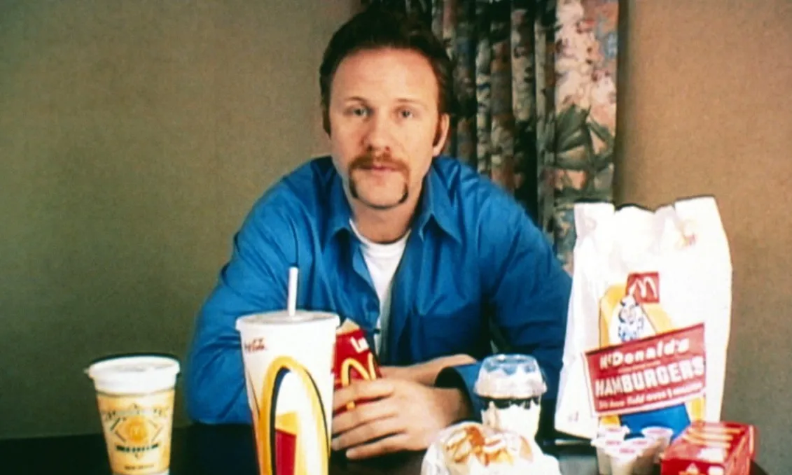 Fotograma de "Super Size Me" (2004), Morgan Spurlock.