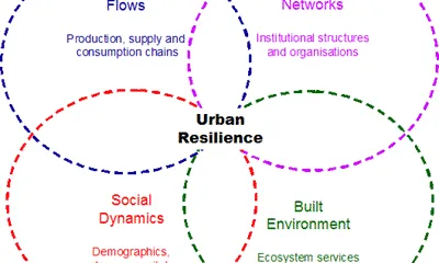 Diagrama de la resiliència urbana (imatge:urbansustainability.snre.umich.edu)