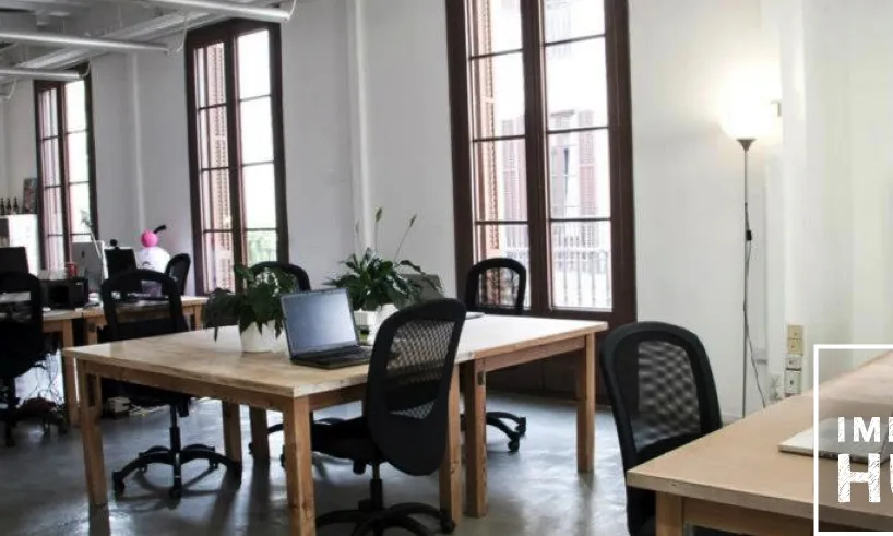 Imatge sala Impact Hub Barcelona. Font web Impact Hub  