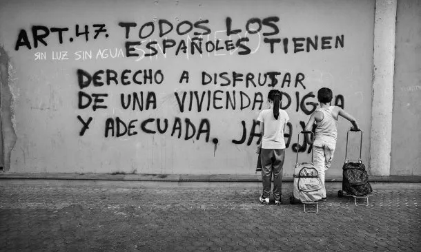 Fotografia: Aitor Lara, de la seria "Pobreza infantil en España"