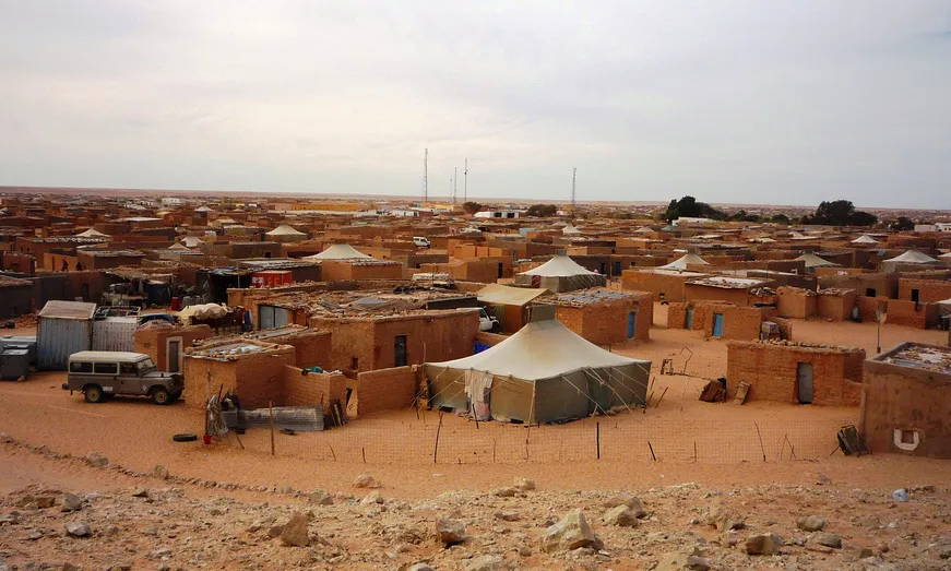 Refugiats de la zona de Tindouf. Font: wikimedia.org