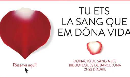 Imatge de la campanya. Font: Banc de sang i teixits