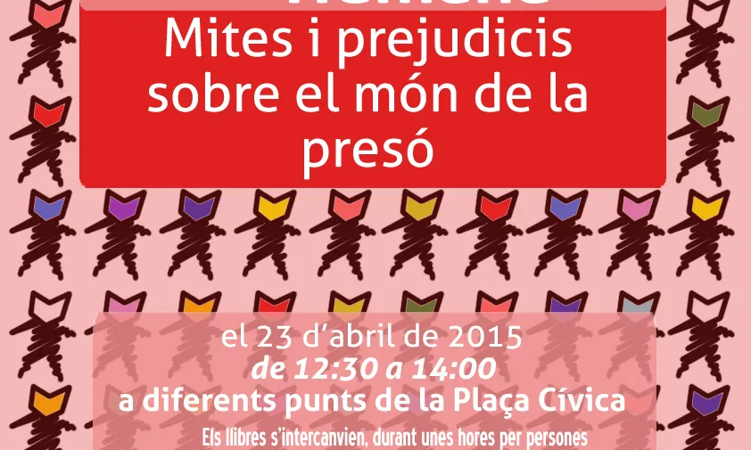 Cartell de la Biblitoeca Humana "Mites i prejudicis sobre el món de la presó" (Font: FAS)