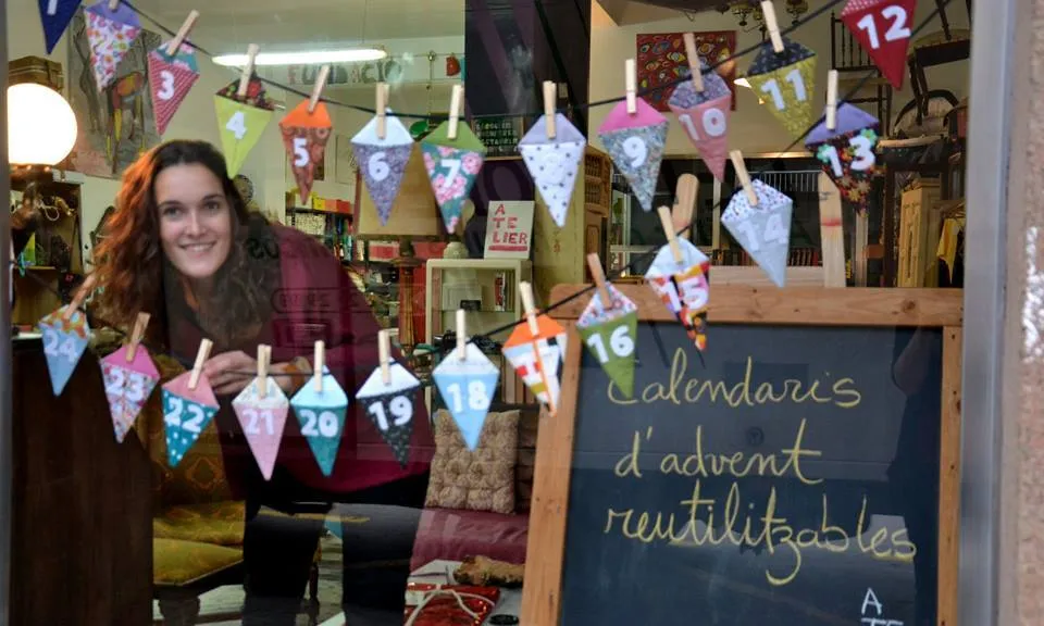 Calendari d'advent d'una voluntària francesa participant al SVE a Vic (Font: FAS)