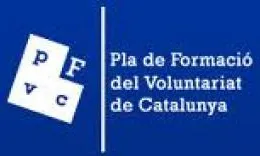Logo del Pla de Formació del Voluntariat de Catalunya.