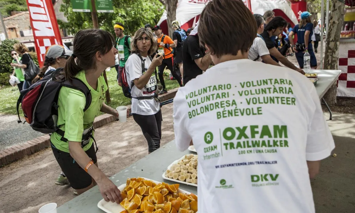 Voluntaris del Trailwalker. Font: Plana web del Trailwalker